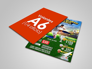 VOLANTES 1/4 INEN (A6)