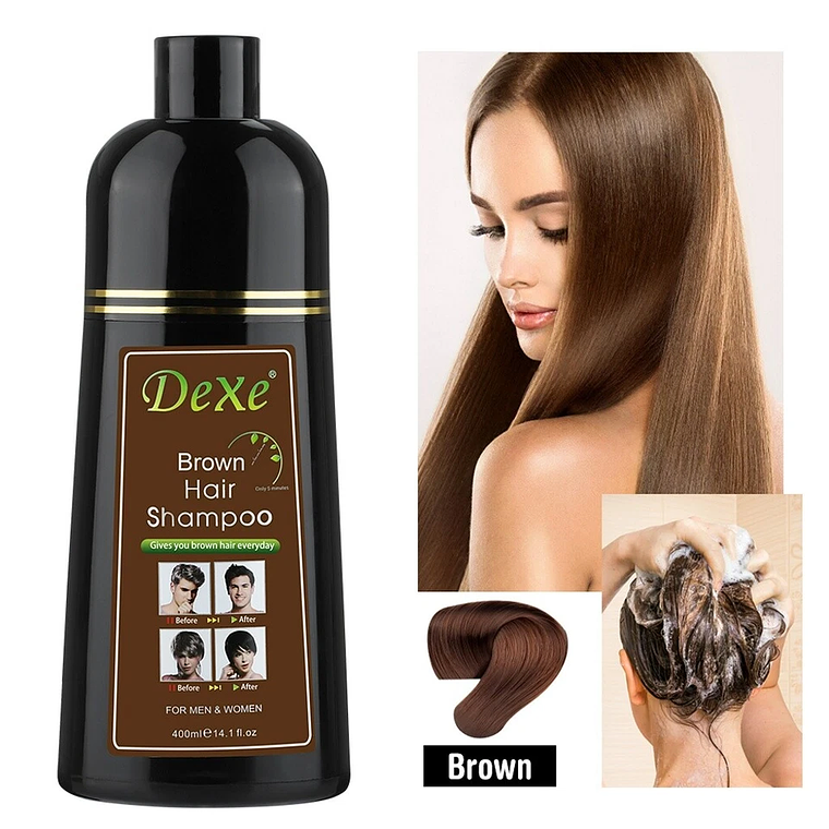 Shampoo DEXE  Cubre Canas En 5 Minutos.  2