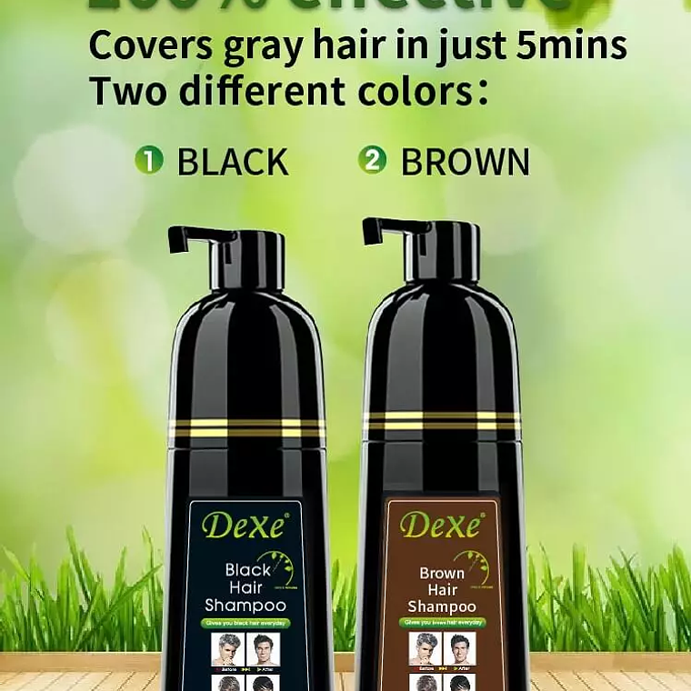 Shampoo DEXE  Cubre Canas En 5 Minutos.  5