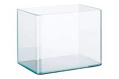 edit Acuario de vidrio con borde curvo