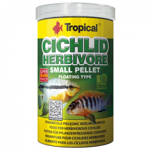 TROPICAL CICHLID HERBIVORE SMALL PELLET 250 ML / 90 GR