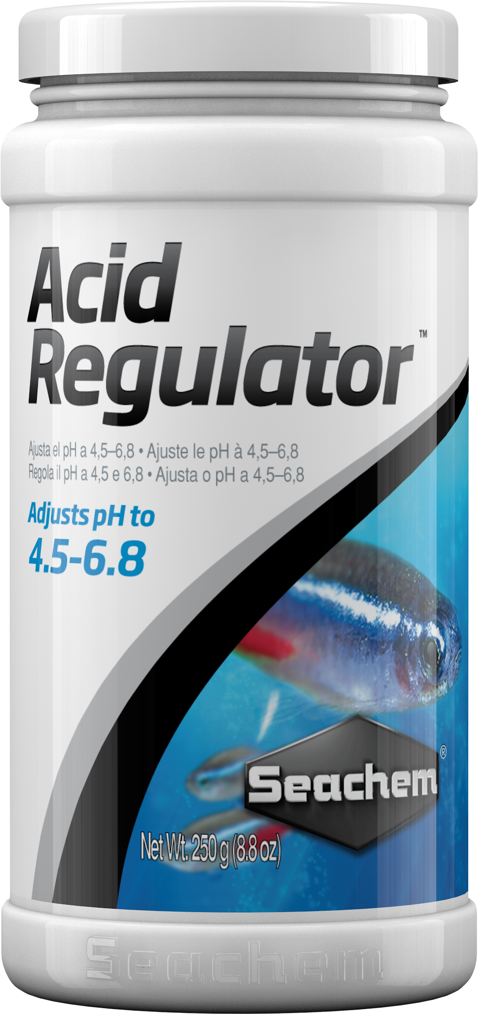 SEACHEM Acid Regulator 250g - Ajusta el pH al rango ácido (4.5 ‑ 6.8)