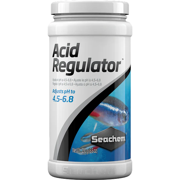 SEACHEM Acid Regulator 250g - Ajusta el pH al rango ácido (4.5 ‑ 6.8) 