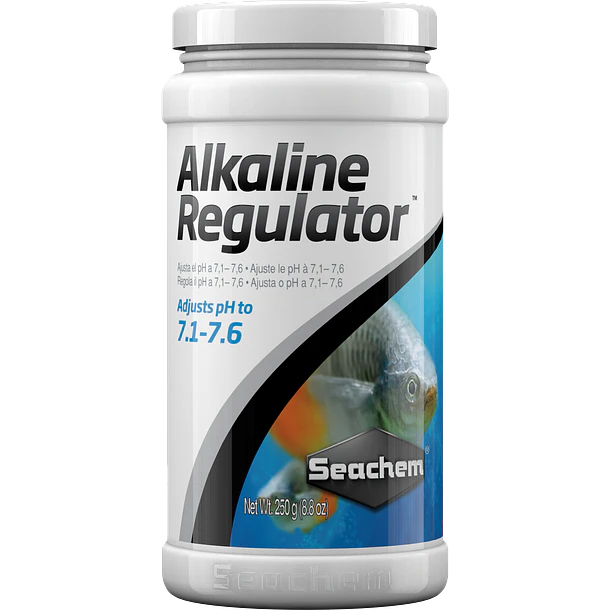 SEACHEM Alkaline Regulator 250g - Ajusta el pH al rango alcalino (7.1 - 7.6) 