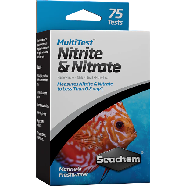 SEACHEM MultiTest: Nitrite & Nitrate 75 Test 