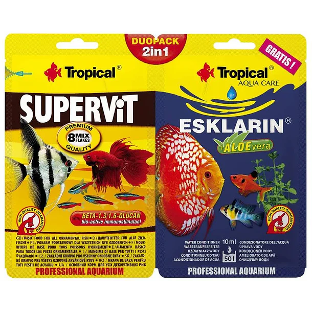 REV TROPICAL DUOPACK 2IN1 SUPERVIT 12G+ESKLARIN (SUPER ANTICLORO) 