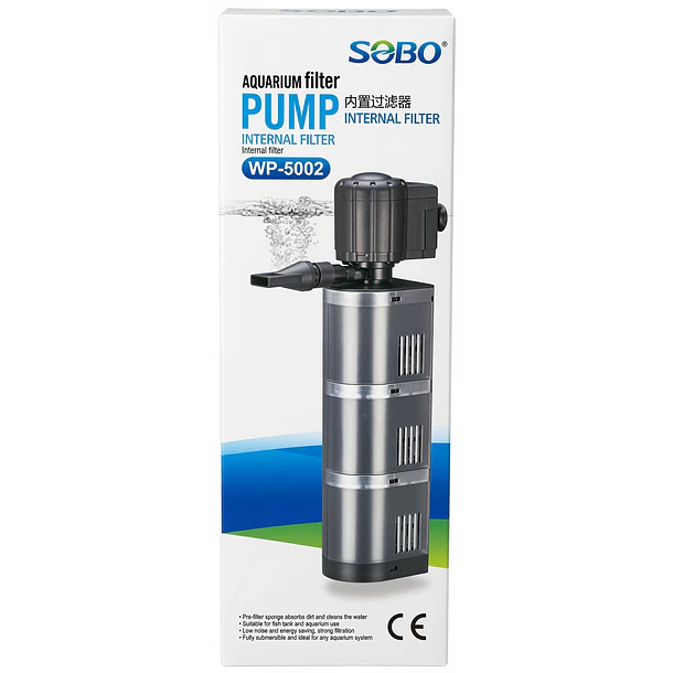 SOBO FILTRO INTERNO  WP-5002 2000L/H 1