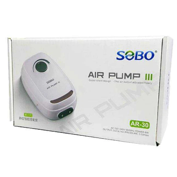 REV SOBO BOMBA DE AIRE AR30 2 SALIDAS 6W 1