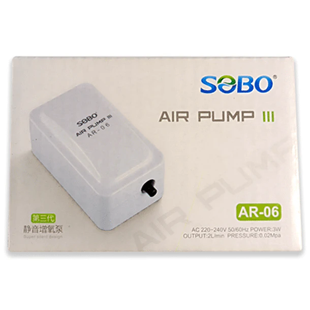 REV SOBO BOMBA DE AIRE  AR06 1 SALIDA 3W 1