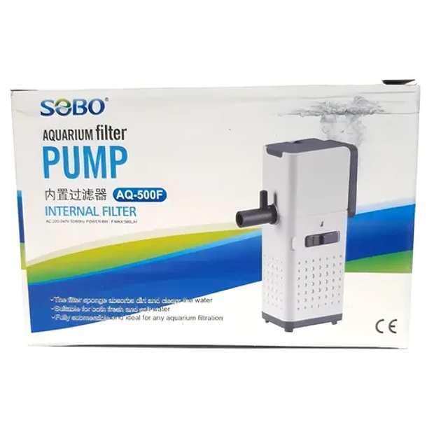 REV SOBO FILTRO INTERNO  AQ-500F 500L/H 6W 1
