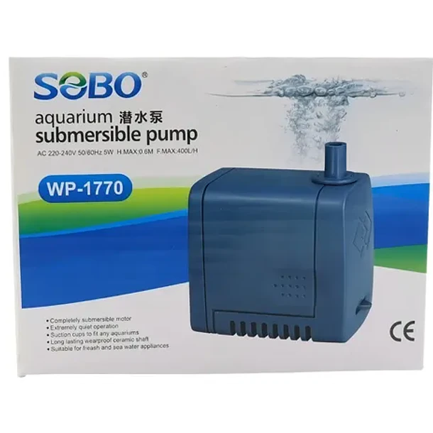 REV SOBO BOMBA DE AGUA SUMERGIBLE AZUL WP-1770 1