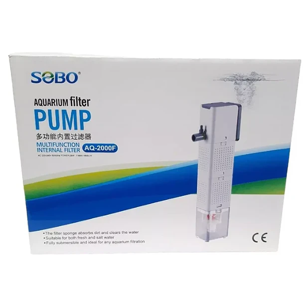 REV SOBO FILTRO INTERNO  AQ-2000F 1800L/H 28W 1