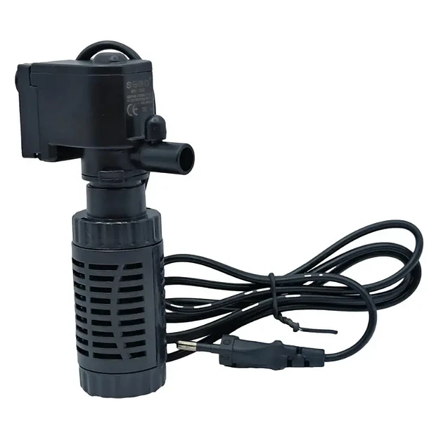 REV SOBO Filtro interno con cartucho redondo 400L/H, 4w WP 1050F 2