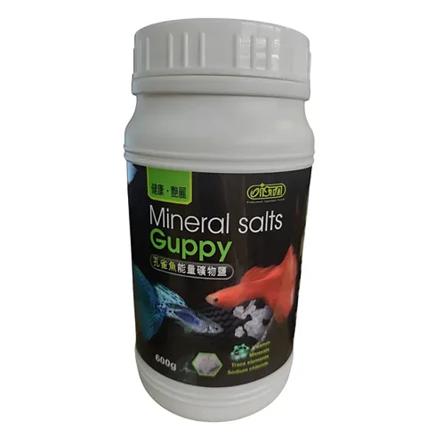 REV ISTA Mineral Salt Guppy para Pez Agua Tropical 600g  I-807 
