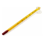TERMOMETRO PARA ACUARIOS VIDRIO AMARILLO CON CHUPON ZY-003 1