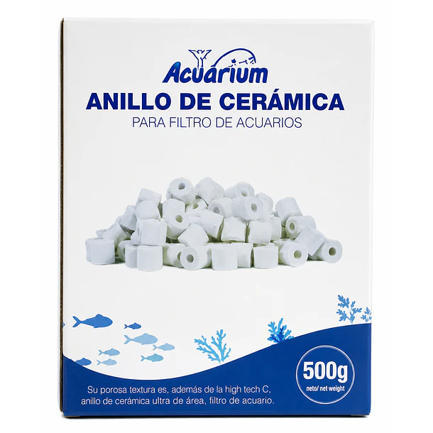 REV CANUTILLOS DE CERAMICA 500GR ACUARIUM 1