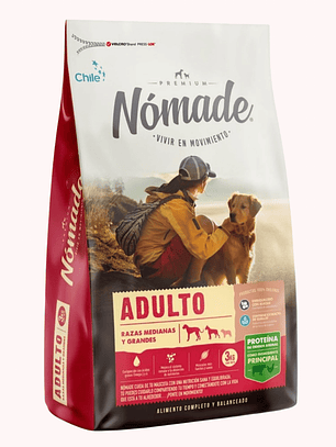 Nomade Adulto Razas Medianas y Grandes 20Kg