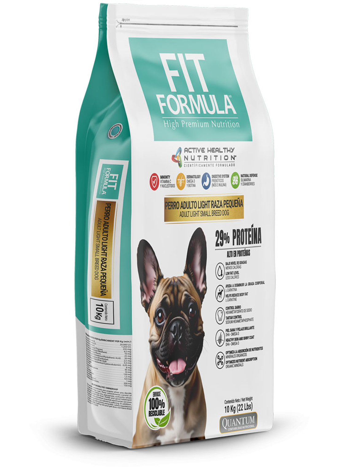 Fit Formula Adulto Light Raza Pequeña 10kg 1