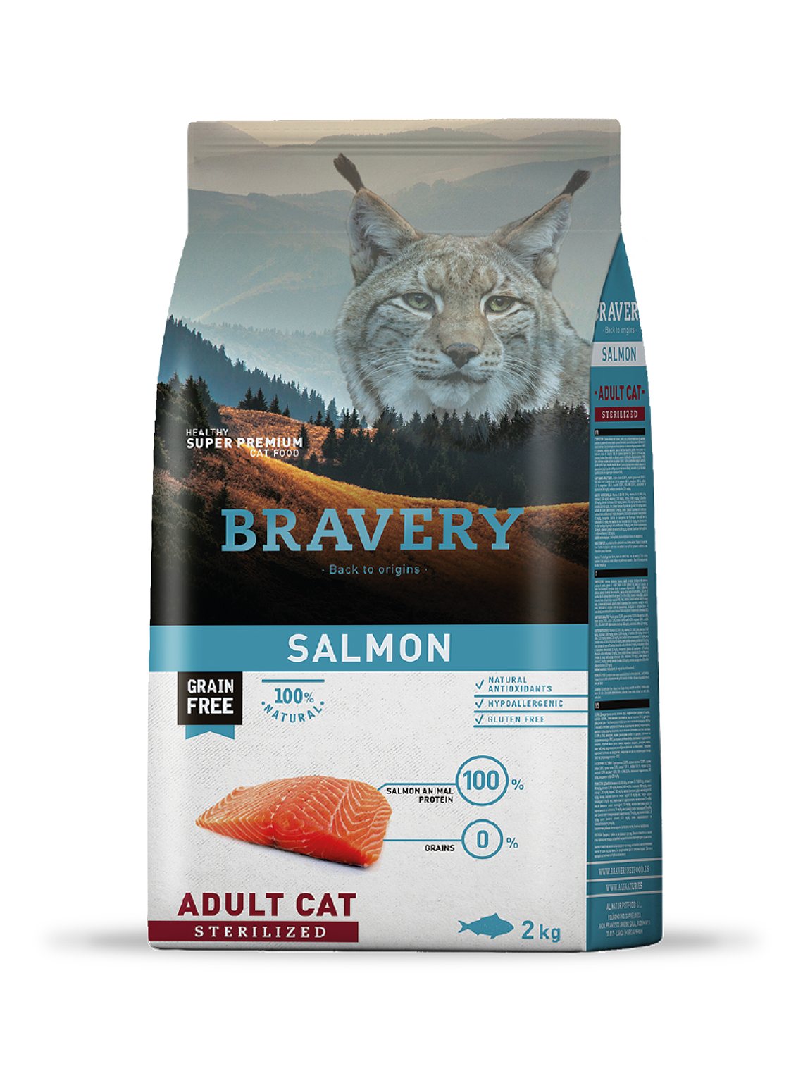 Bravery Salmón Adult Cat Sterilized 1