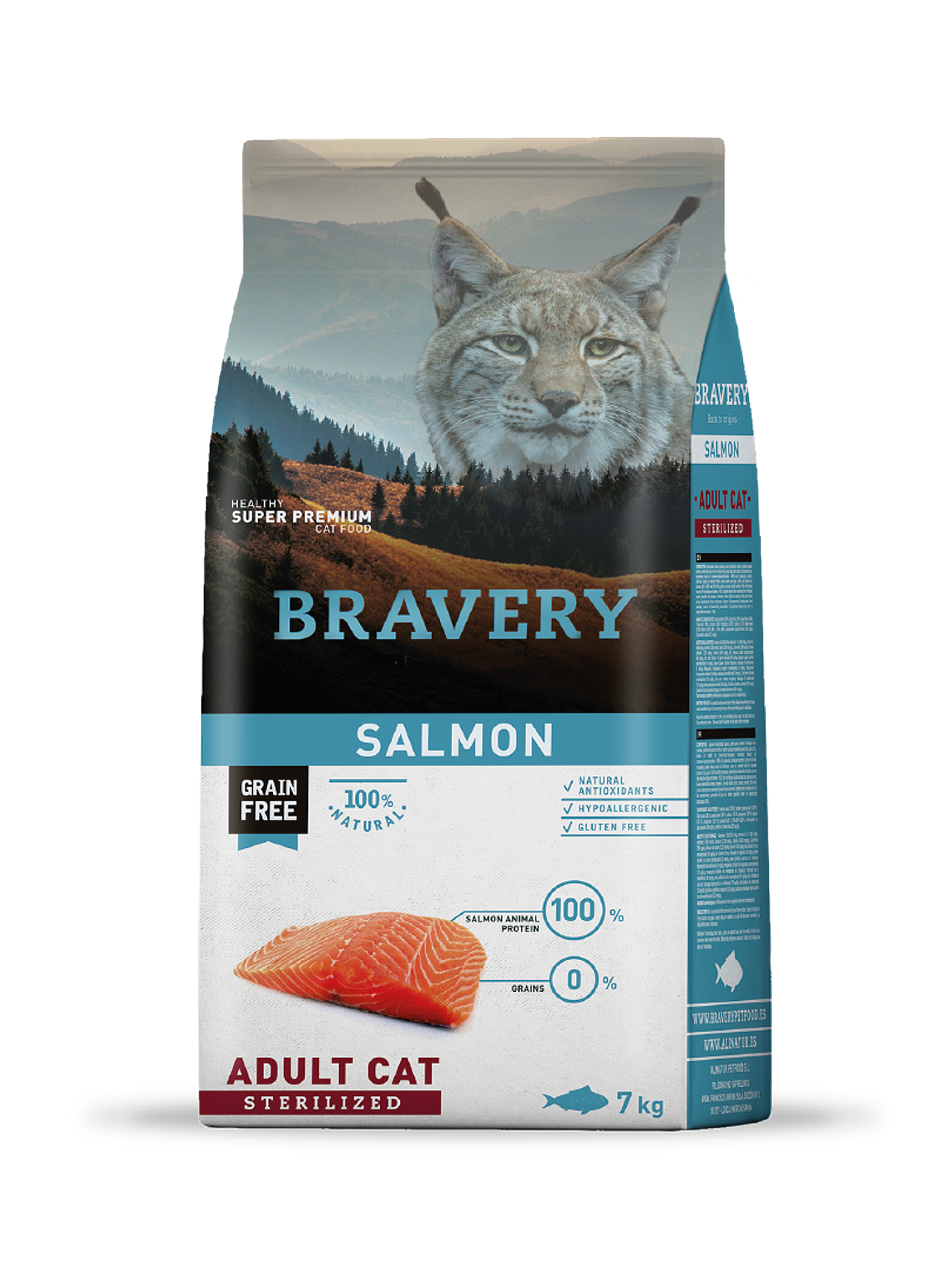Bravery Salmón Adult Cat Sterilized 2