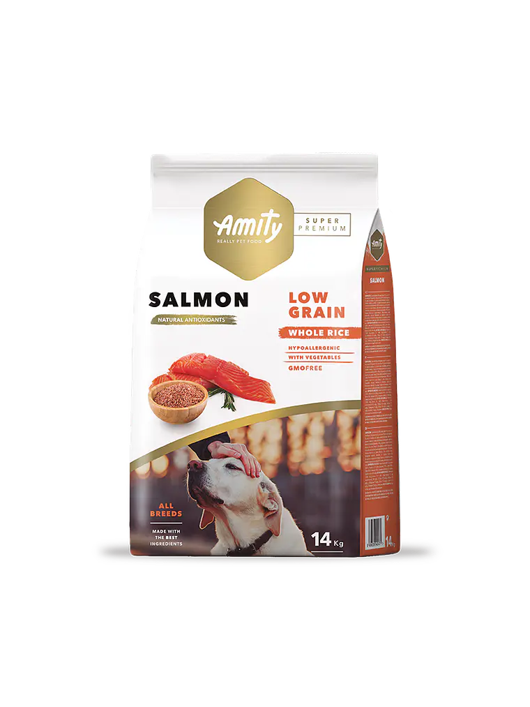 SUPER PREMIUM LOW GRAIN SALMON ADULT 14 kg 1