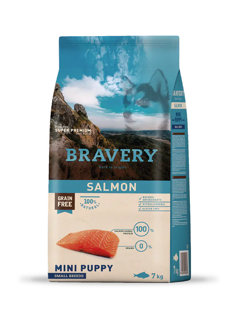 SALMON MINI PUPPY SMALL BREEDS 1