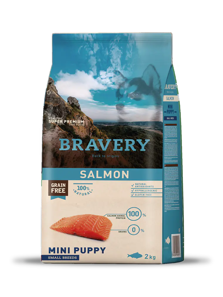 SALMON MINI PUPPY SMALL BREEDS 2