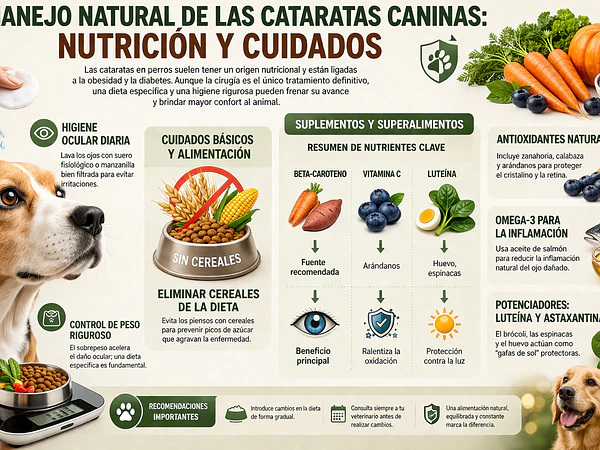 Como ralentizar la pérdida de visión y mejorar la salud ocular de tu Perro