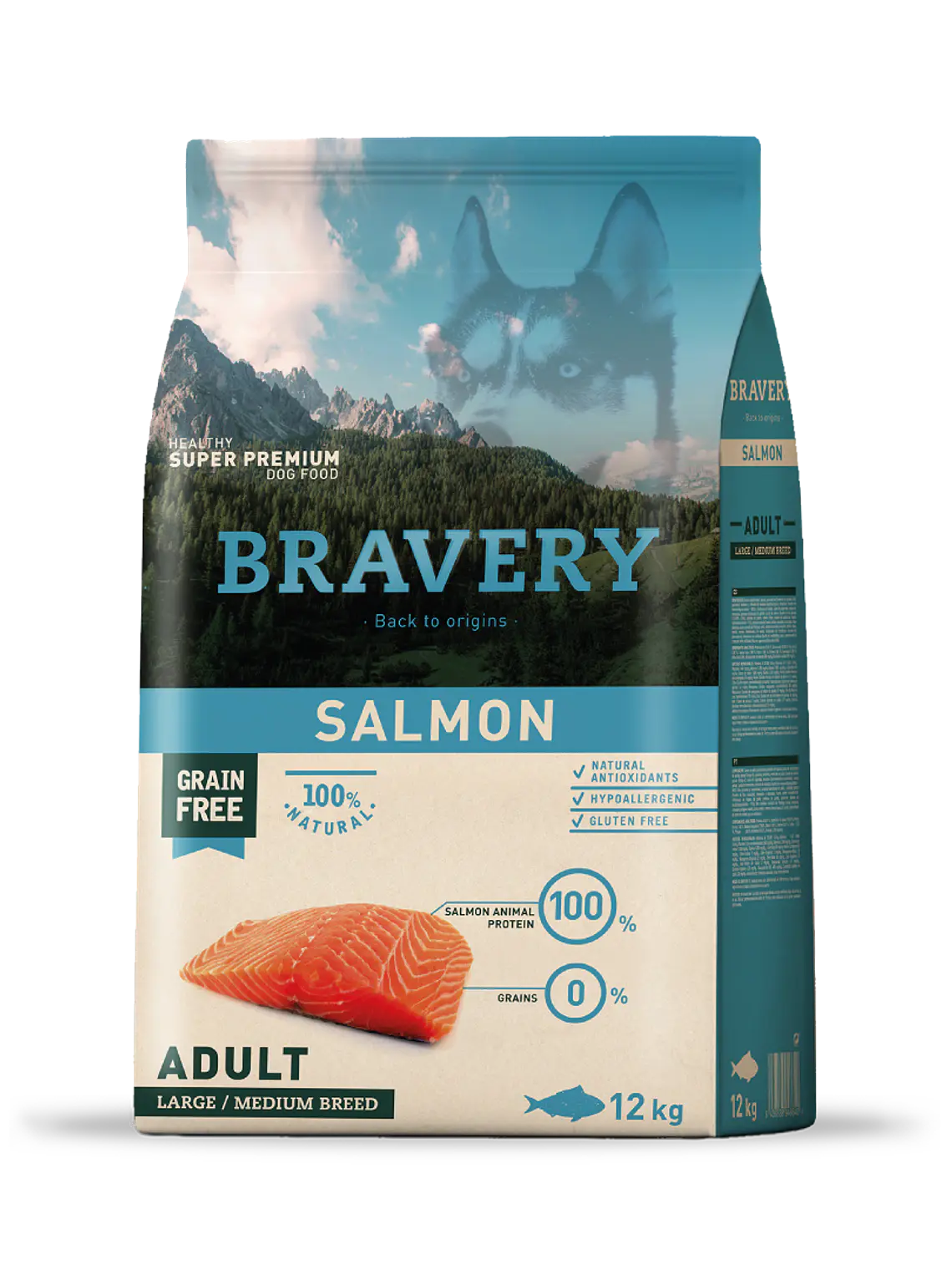 Bravery Salmon Adult Large Medium Breeds 1
