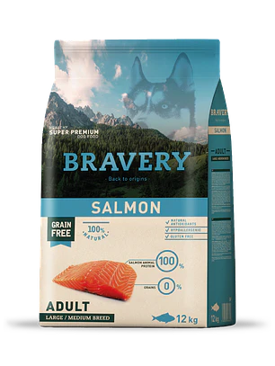 Bravery Salmon Adult Large Medium Breeds
