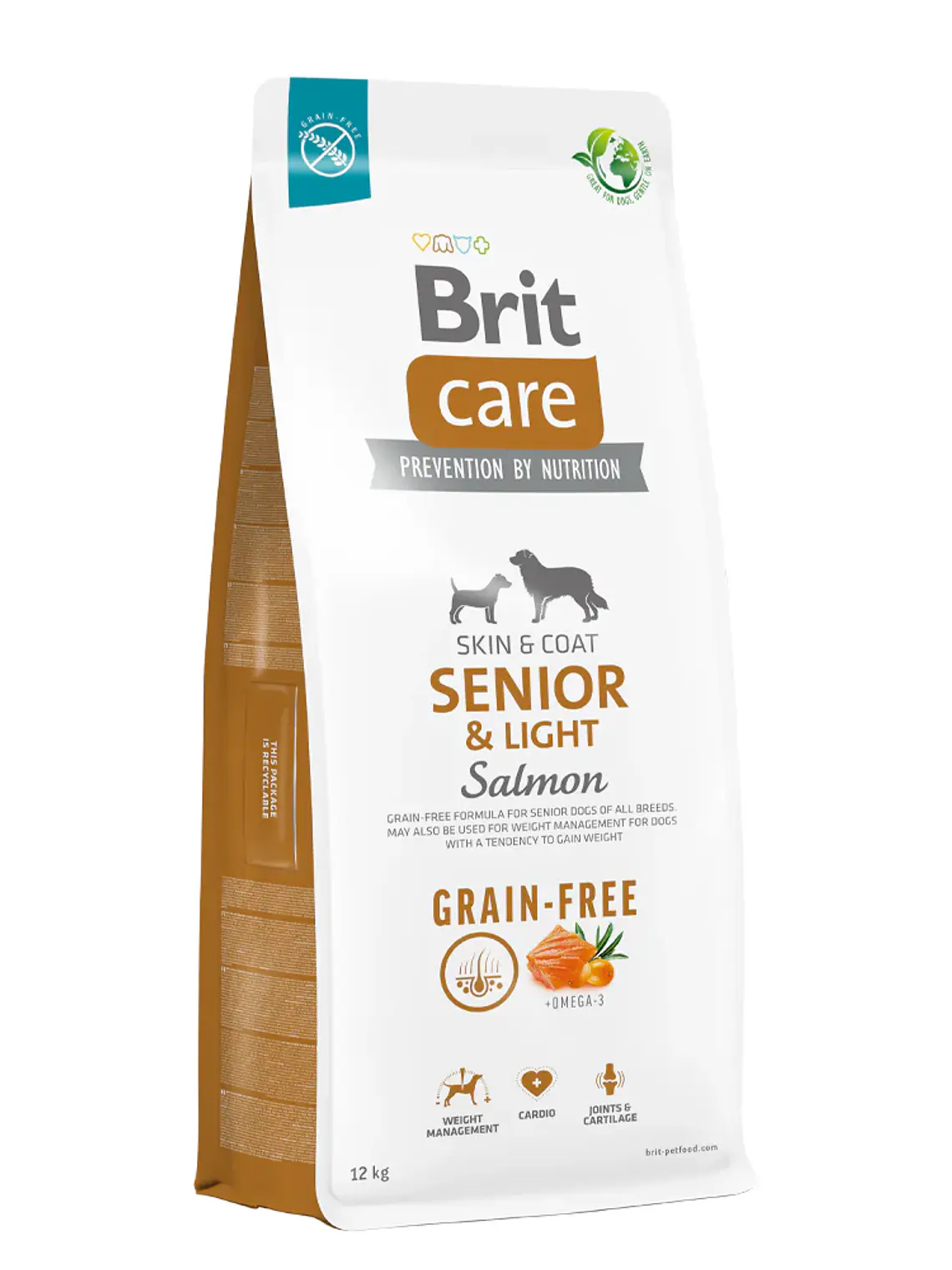 Brit Care Grain-Free Senior & Light Perros Senior todas las razas - Salmon 12 kg 1