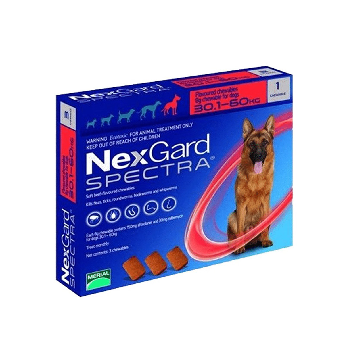 NEXGARD SPECTRA 30,160 KG 1 COMPRIMIDIO
