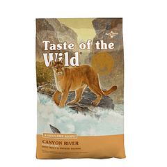 Taste of the wild cat CANYON RIVER GRAIN FREE (trucha & salmon) 2KG