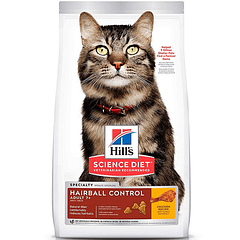 Hills Science Diet Cat Hairball Control ADULTO+7 1,58KG