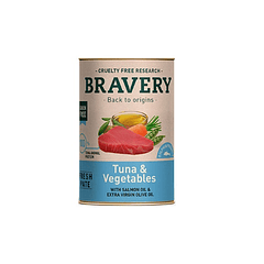 Bravery Dog Tuna & Vegetables Lata 290gr