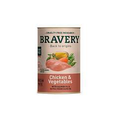 Bravery Dog Chicken & Vegetables Lata 290gr