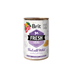 BRIT FRESH VEAL WITH MILLET 400 GR