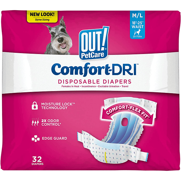 Pañales para hembra Comfort-Dri 3