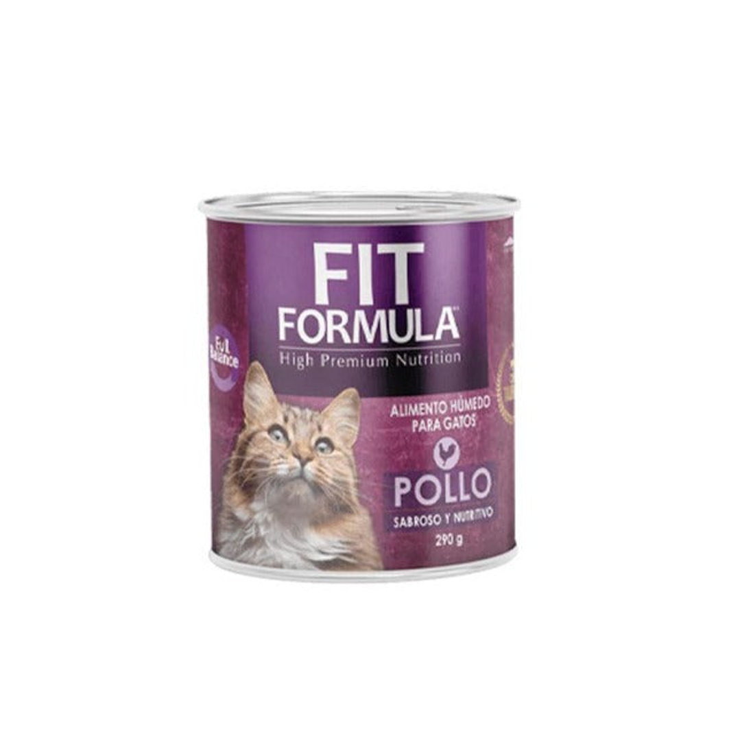 Lata Fit Formula Gato - Sabor pollo (290 gr.) 1