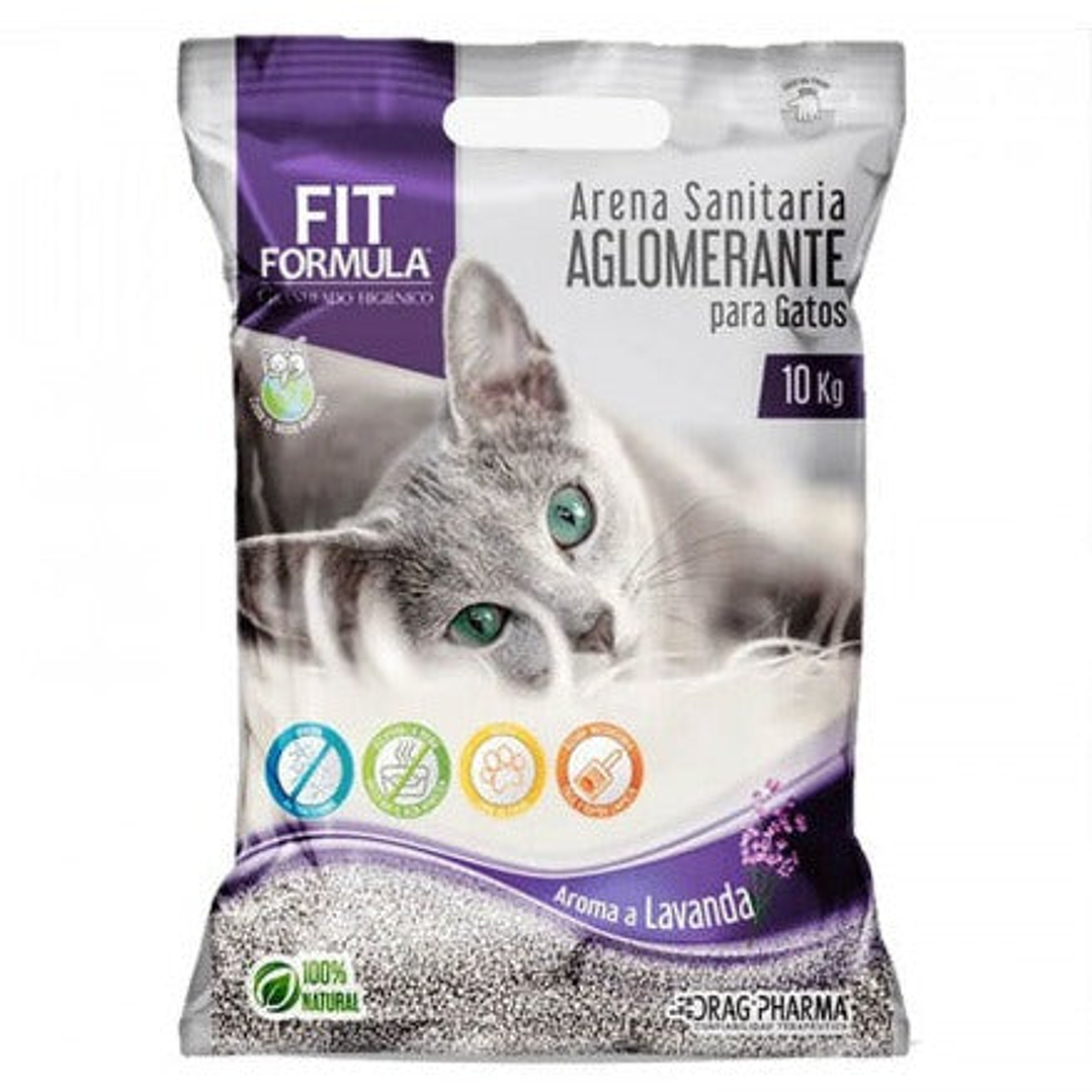 Arena sanitaria Fit Formula - Lavanda 10 KG. 1