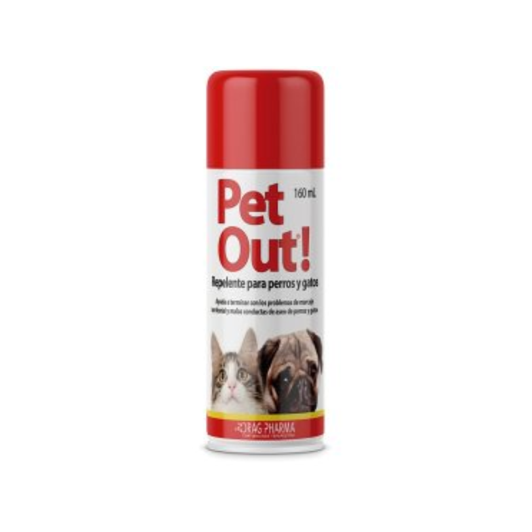Repelente Pet Out para perros y gatos 160 mL. 1