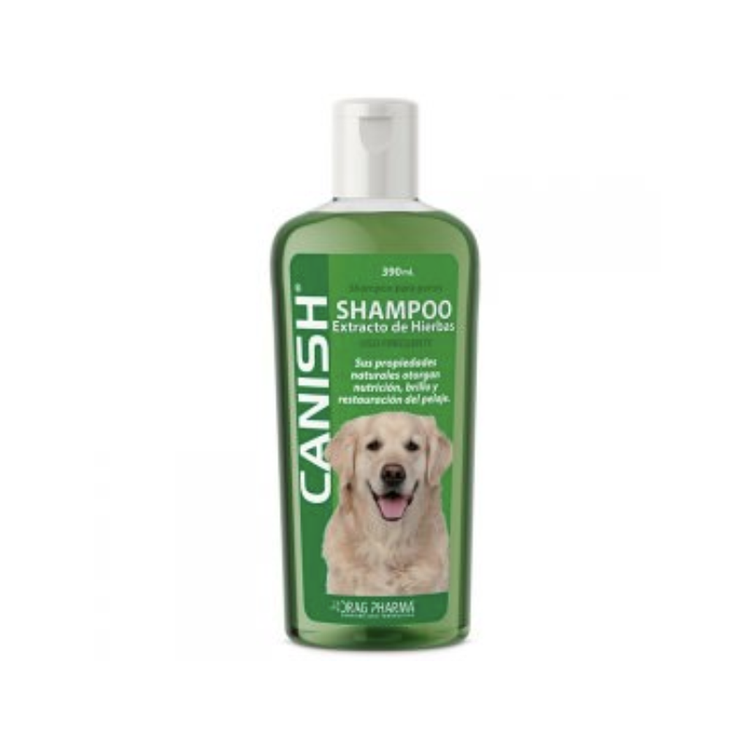 Shampoo Canish extracto de hierbas 390 ml 1