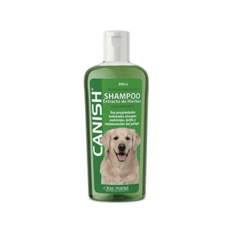 Shampoo Canish extracto de hierbas 390 ml