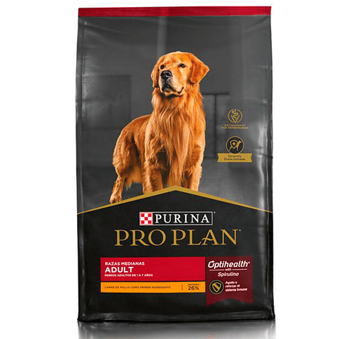 Pro Plan comida para perro Adulto Razas Medianas 12 Kg.