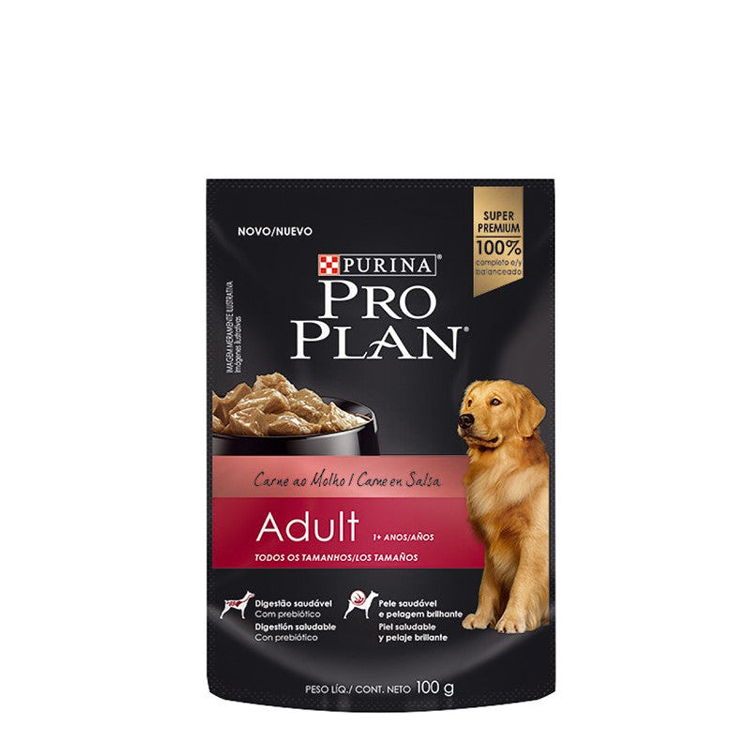 Sachet Pro Plan Adult Dog - Carne (100 gr.) 1