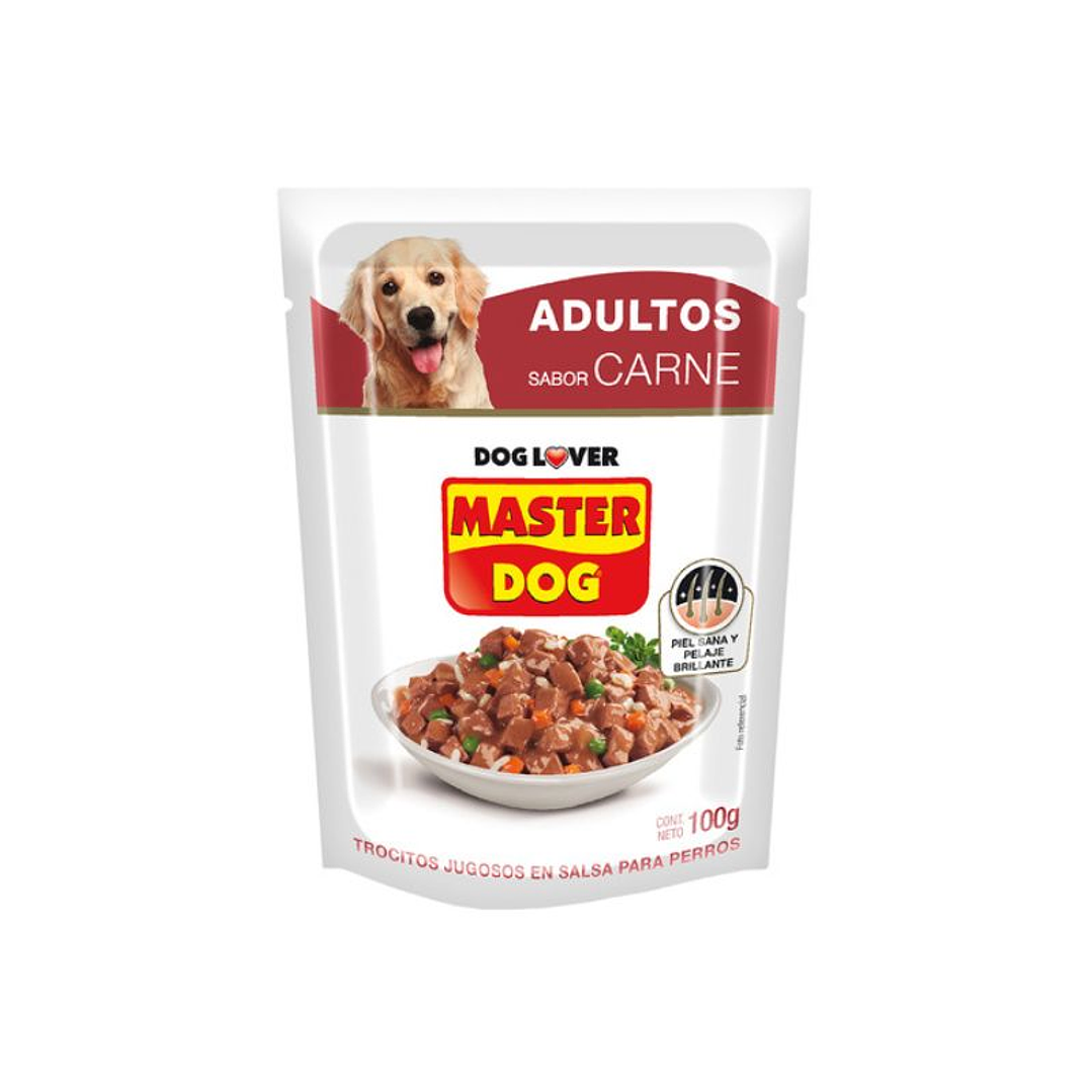Sachet Master Dog Adulto - Sabor Carne (100 gr.) 1