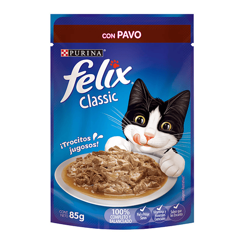 Sachet Felix Classic - Pavo (85 gr.)