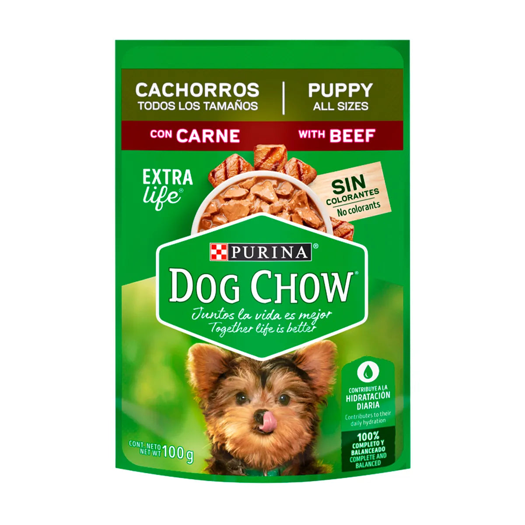 Sachet Dog Chow - Cachorros - Carne (100 gr.) 1