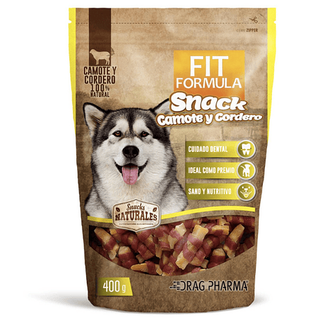 Snack Fit Formula Camote y Cordero 400 gr.