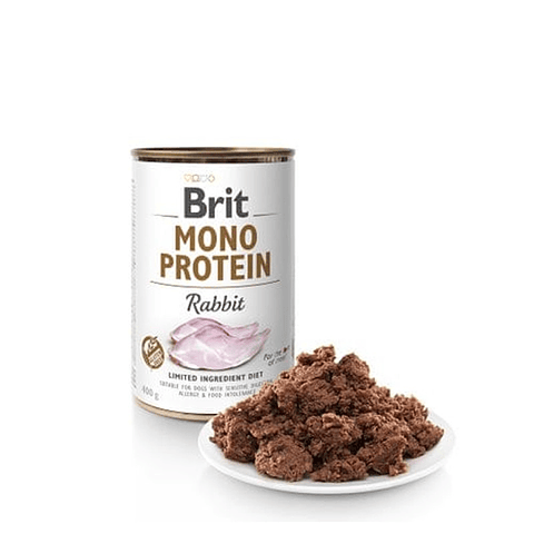 Lata Brit Mono Protein - Rabbit 400 gr.